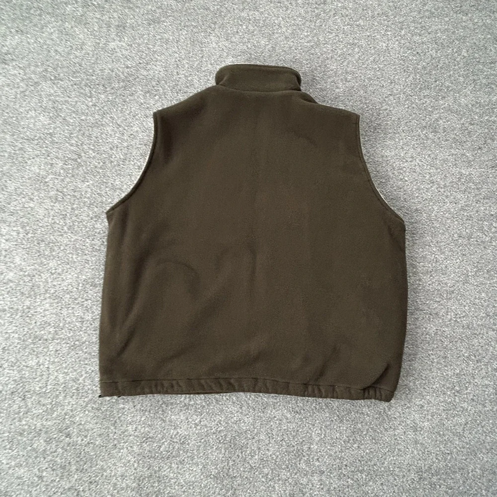 The‎ Look Fleece Vest Mens XL Brown Tan Zip Front Rugged Outdoors New Zealand